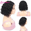 Premium Brazilian Deep Wave Bob Wig Luxurious Remy Hair