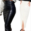 Women's Sexy Leather Pencil Skirt: Sophisticated Style for Any Occasion  ourlum.com   