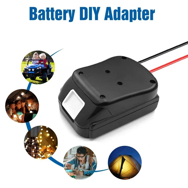 Universal DIY Battery Adapter for 18V/20V Li-ion Power Tools & Toy Cars