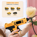 Cordless Electric Hot Glue Gun for Dewalt Fast Heating Tool