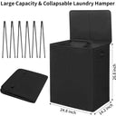 WOWLIVE 154L Double Laundry Hamper with Lid and Bags