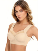 Wireless Seamless Push-Up Sports Bra for Women Lingerie