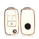 Tpu Leather Car Key Case Full Cover For VW Models Accessory