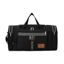 WaterProof Waxed Canvas Leather Men Travel Bag Large Tote