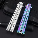 Butterfly Knife Comb - Stainless Steel Hair Styling Tool