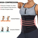 Breathable Neoprene Waist Trainer Sauna Sweat Belt For Women