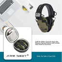 Tactical Electronic Shooting Earmuffs with 23dB Noise Reduction