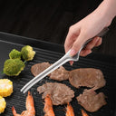 Durable Stainless Steel BBQ Grill Tongs for Outdoor Cooking