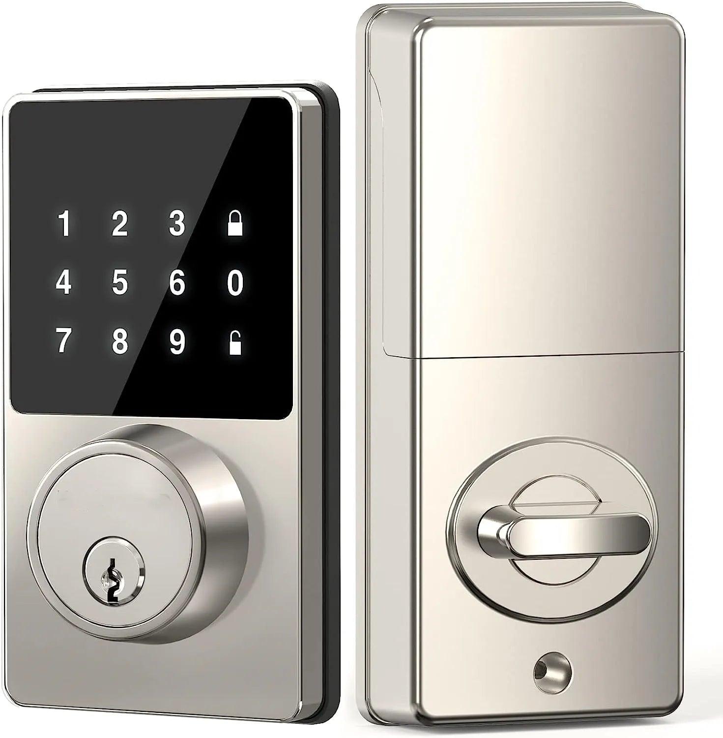 Smart Touchscreen Keyless Entry Deadbolt Lock: Enhanced Security & Convenience  ourlum.com   