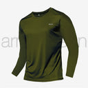 Quick Dry Breathable T-Shirt Sports Tops Training Clothes Long Sleeve T-Shirt Men's Autumn Running Gym Accessories Men Fitness