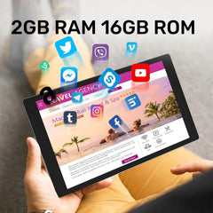 Compact 7-Inch Android Tablet PC M7 - Quad-Core, 2GB RAM, 16GB Storage, IPS Display for On-the-Go Entertainment and Productivity