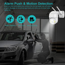 8MP Outdoor Security Camera: Auto Tracking & 4K Surveillance  ourlum.com   