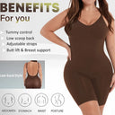 Seamless Full Coverage Bodysuit Shapewear for Thigh Slimming