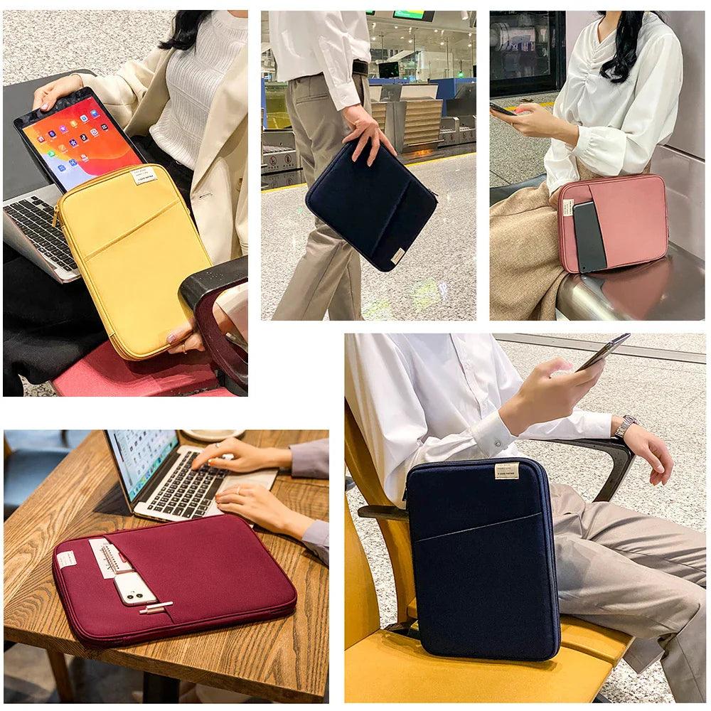 Tablet Handbag Case: Stylish Shockproof Pouch for Various Tablets  ourlum.com   