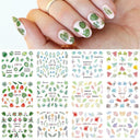 Winter Hedgehog Nail Art Stickers for Charming Nails