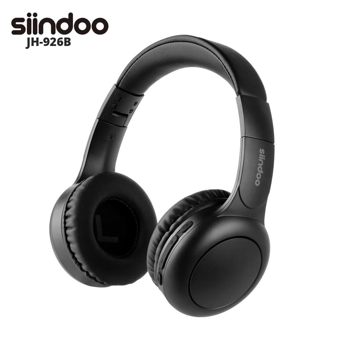 Siindoo JH-926B Bluetooth Over-Ear Headphones with 3 EQ Modes: Lightweight Foldable Headset for Kids and Teens  ourlum.com   