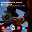 Zeblaze Stratos 2 GPS Smart Watch: Stylish Health Tracker for Men  ourlum.com   