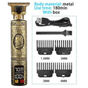 Men's Rechargeable Hair Trimmer: Professional Clippers