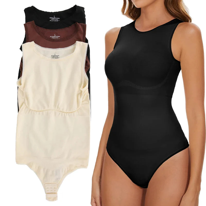 Sculpting Tummy Control Bodysuit for Women - Seamless, Chic & Comfortable Shapewear