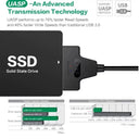 SATA to USB 3.0 Cable Up to 6 Gbps for 2.5 Inch SSD