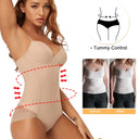 Sculpting Women's Bodysuit Shapewear with Built-in Bra & Tummy Control for a Flawless Figure