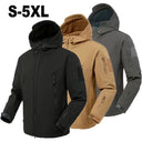 Men's Winter SoftShell Tactical Waterproof Jackets Hooded Coat