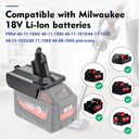 Dyson 18V Battery Adapter For Makita Dewalt Milwaukee