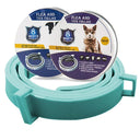 Adjustable Flea & Tick Prevention Pet Collar for Dogs & Cats  ourlum.com sky blue box 1pc 38cm for cats 1pc 