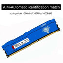 Blue DDR3 RAM 1600MHz 1866MHz CL11 Desktop Memory Dual Channel  ourlum.com   