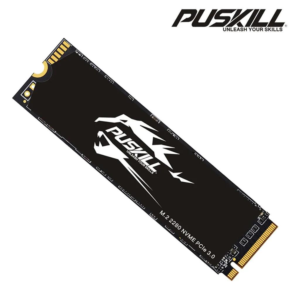 PUSKILL NVMe PCIe SSD: High Performance Internal Storage  ourlum.com M.2 NVMe 1TB  