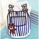 Puppy Dogs Cartoon Summer Shirt: Cute & Comfy Apparel for Small Pets  ourlum.com Dark blue striped S 