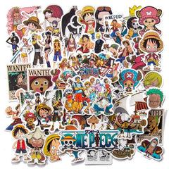 One Piece Luffy Anime Stickers: Waterproof Graffiti Collection