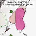 Sleeping Eye Mask Block Out Light Soft Travel Aid Eyeshade