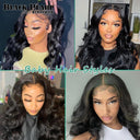 Luxury Body Wave Lace Front Wig - Pre-Plucked Human Hair