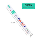 White Waterproof Automotive Tire Marker Pen - Precision Touch-Up Tool for Cars  ourlum.com green  