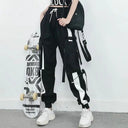 Women Cargo Pants 2023 Harem Fashion Punk Jogger Trousers