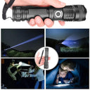 XHP100 LED Flashlight: Ultimate Outdoor Torch for Adventures.  ourlum.com   