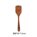 Eco-Friendly Teak Wooden Spatulas for Non-Stick Cookware