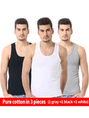 Men's Lightweight Cotton Vest for All Seasons Casual Slim Fit