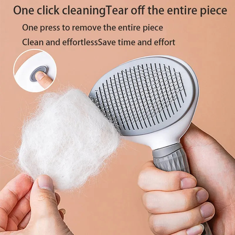 Pet Grooming Brush: Slicker Brush, Prevents Skin Disease, Massaging Particles  ourlum.com   