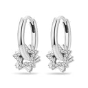 925 Sterling Silver Heart Earrings with Zircon Stones - Elegant Women's Jewelry  ourlum.com KTE190  