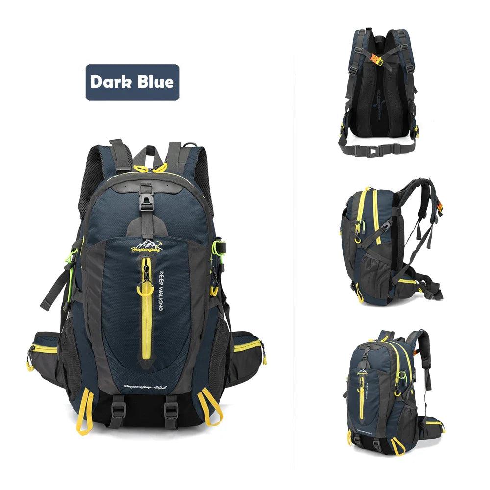 40L Waterproof Hiking Backpack for Men and Women - Lightweight Travel Daypack with Laptop Compartment, Perfect for Camping and Trekking