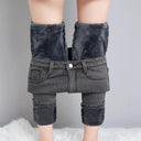 Cozy Winter Thermal Skinny Jeans Stay Warm and Stylish