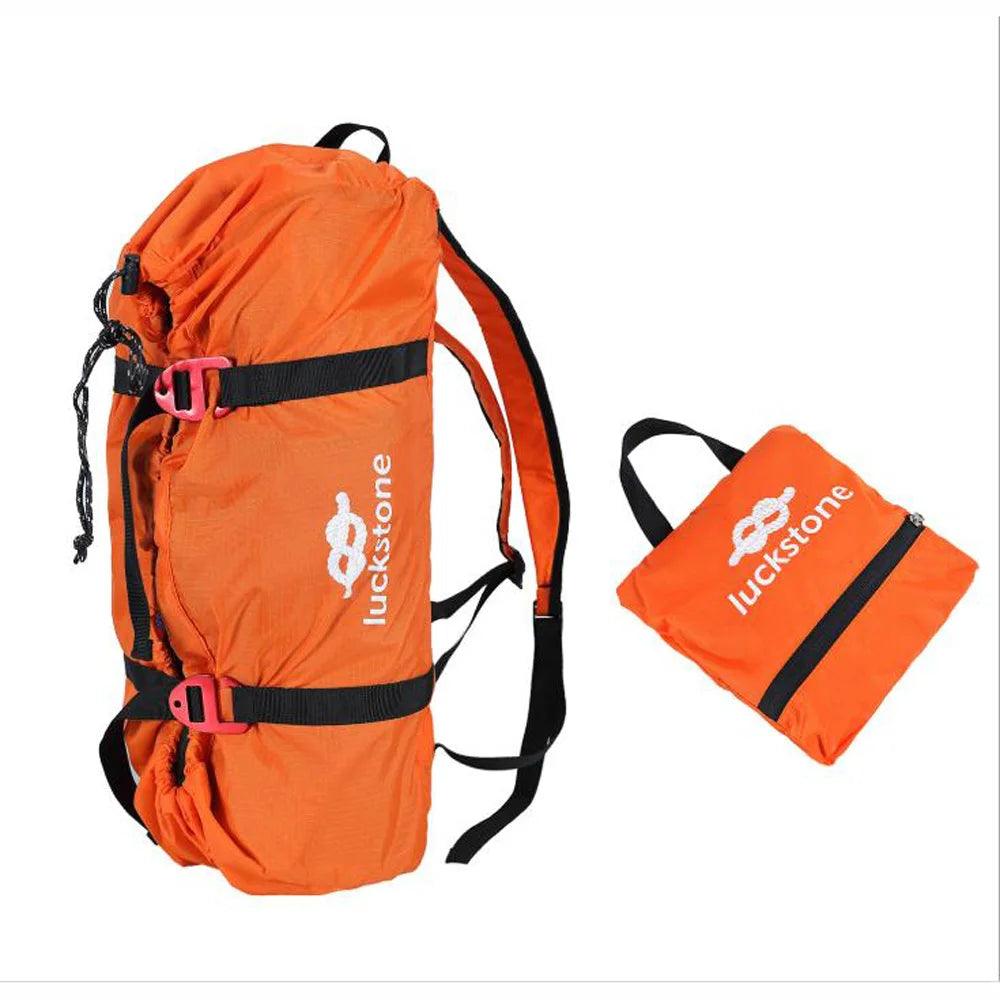 Rock Climbing Rope Bag Cord Carry Bag Hiking Shoulder Backpack Folding Portable Waterproof Backpack Ground Mat  ourlum.com   