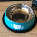 Stainless Steel Cat Feeding Bowl Durable Non-slip Pet Bowl