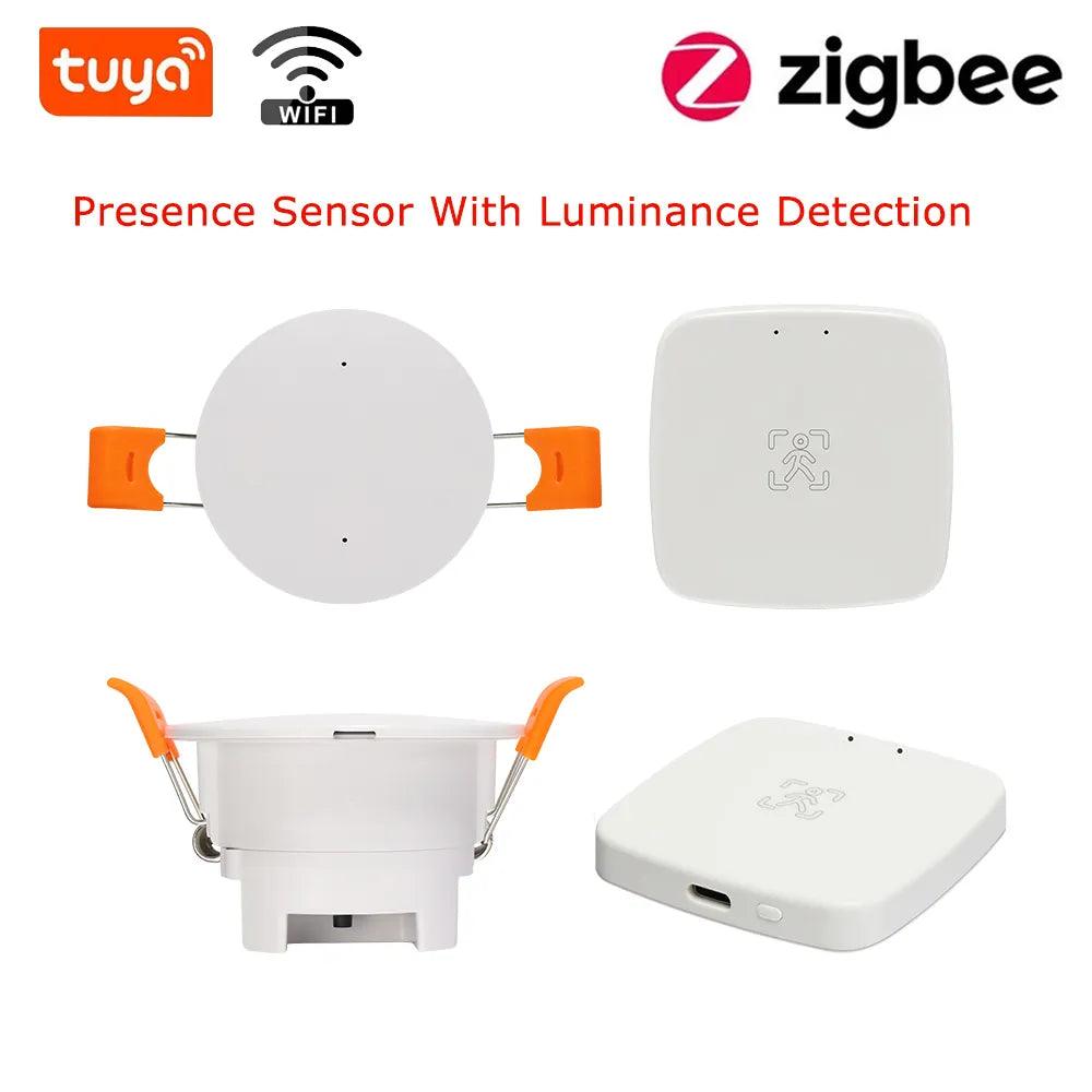 Smart Life Zigbee Presence & Motion Sensor with Radar & Luminance Detection  ourlum.com   