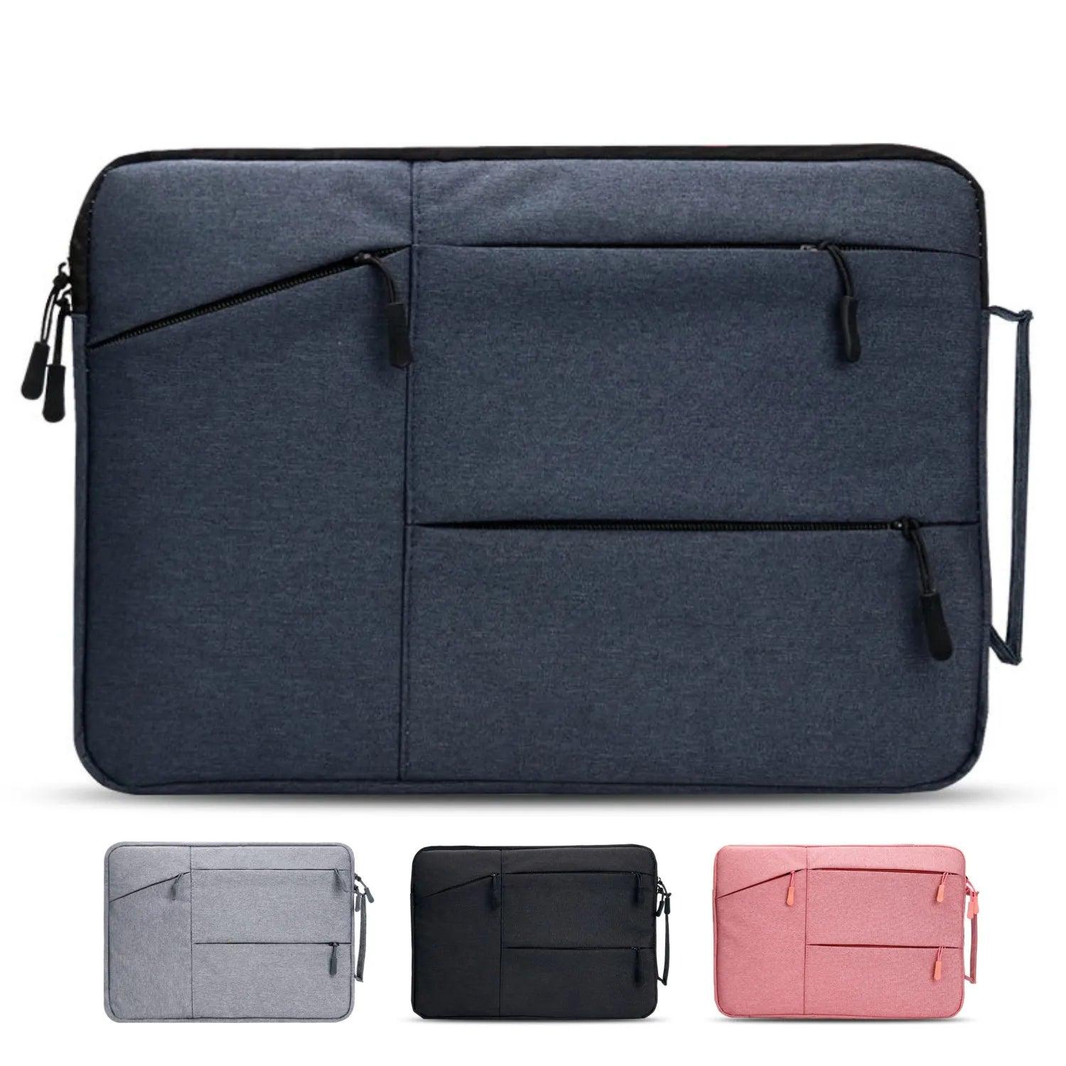 Business Laptop Sleeve Protective Case for Macbook Air Pro Redmi Mac book M1 - Red 12-15.6 Inch  ourlum.com   