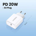 High-Speed USB Type C Charger for iPhone, , and More with Advanced Fast Charging Technologies  ourlum.com EU 20W White United State 