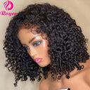 Kinky Curly Bob Wig Customizable Human Hair Fast Shipping