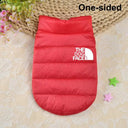 Winter Warm Double Sided Dog Vest: Stylish Pet Coat for Small Medium Breeds  ourlum.com single-sided redB XS 